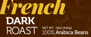 french coffee label