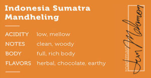 Indonesia Coffee Label